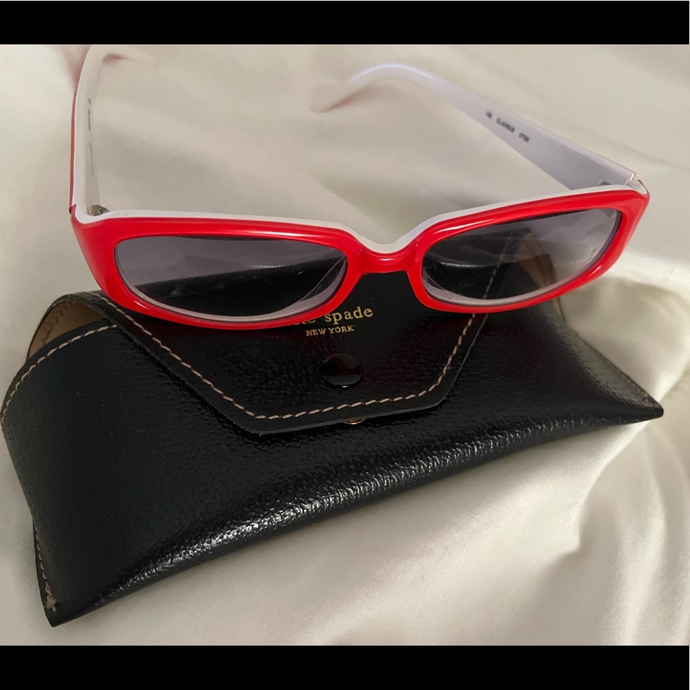 Kate Spade Claire Red Sunglasses